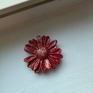 Red Flower incense holder